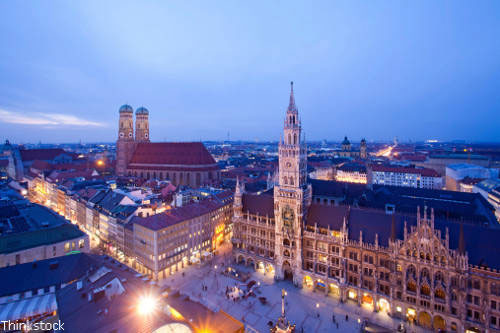 Praktikum in München - Blick auf das Rathaus